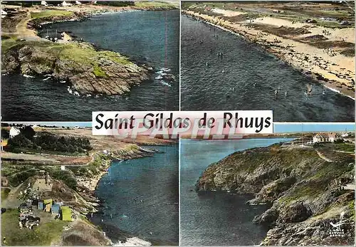 Moderne Karte St Gildas du Rhuys Morbihan