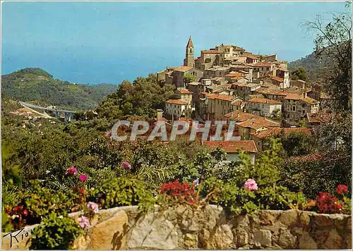 Cartes postales moderne La Cote d'Azur inouliable Gorbio Cite sarrasine