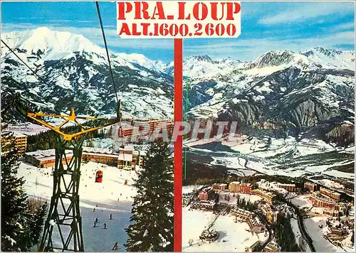 Cartes postales moderne Pra Loup Alpes de Haute Provence La Station d'Honore Bonnet
