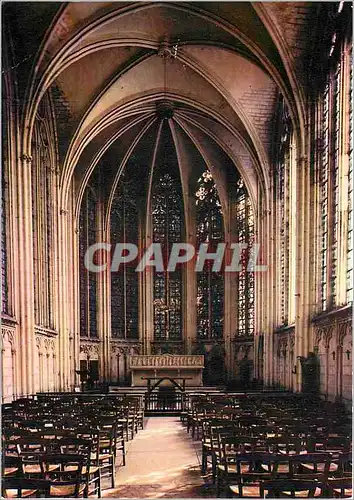 Moderne Karte St Germer de Fly Oise Sainte Chapelle monument historique