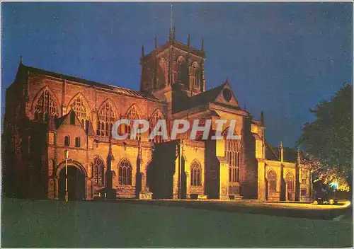 Cartes postales moderne Sherborne Dorset sherbourne abbey floodlit