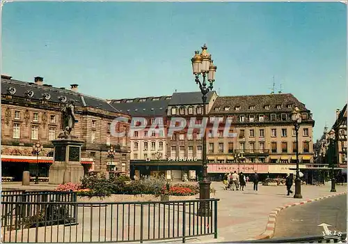 Moderne Karte Strasbourg Bas Rhin La Plage Kleber Prisunic