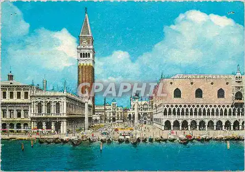 Cartes postales moderne Venezia Vue generale du Bassin de St Marc