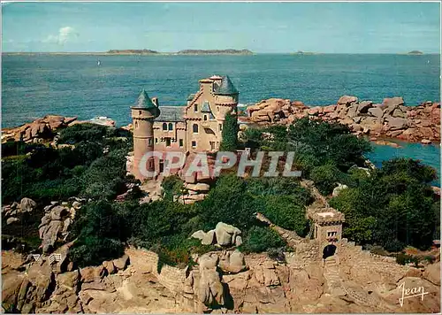 Cartes postales moderne Ploumanach Tregastel Le Chateau de Costaeres bati dans le style medieval