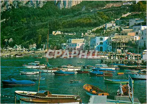 Moderne Karte Capri Grande Marina Petit Port