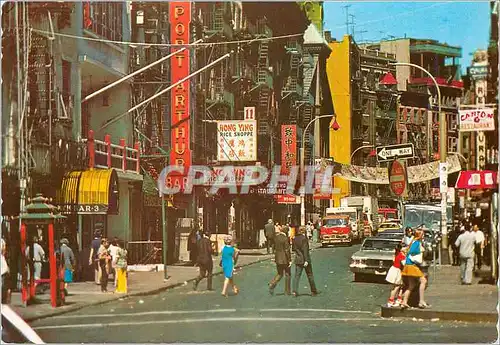 Cartes postales moderne Chinatown New York City A conglomeration of curio shops and restaurants