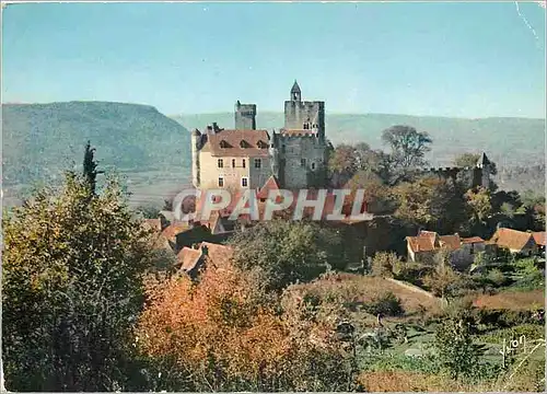 Moderne Karte Beynac et Cazenac Dordogne Le Chateau