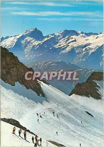 Cartes postales moderne Alpe d'Huez Isere Ski d'ete au glacier de Sarenne