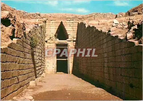 Moderne Karte Mycenae Tomb of Klytemnestra