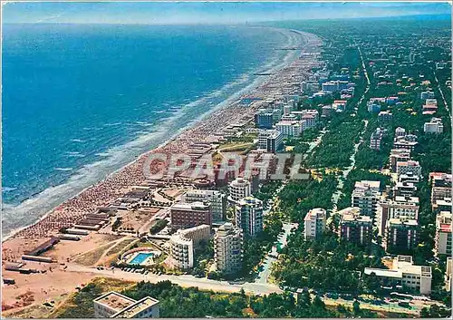 Moderne Karte Milano Marittima Panorama de l'Avion