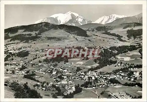 Cartes postales moderne Megeve et le Mont Blanc
