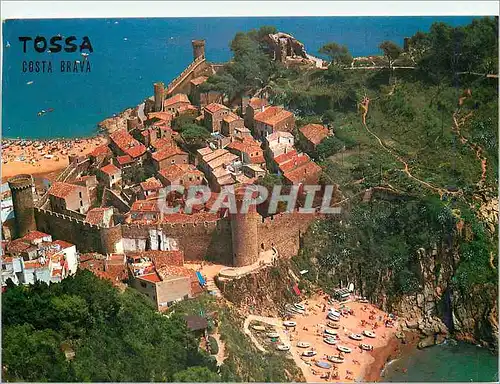 Cartes postales moderne Tossa de Mar Costa Brava Vila Vella dedans l'endroit