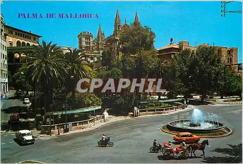 Cartes postales moderne Plaza de la Reine Palma de Mallorca