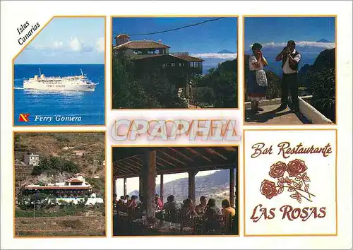 Moderne Karte Isla Canarias Bar Restaurante Las Rosas