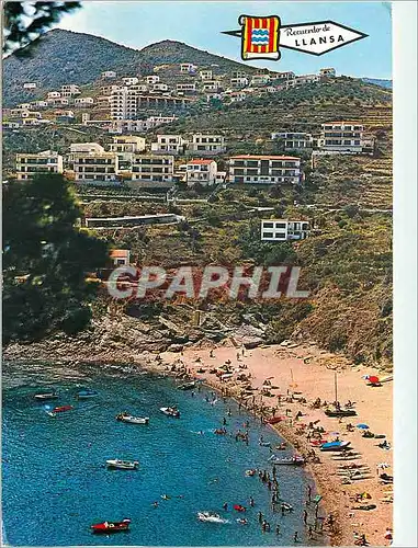 Cartes postales moderne Llansa Costa Brava Plage Cau del Llop et Super Fane