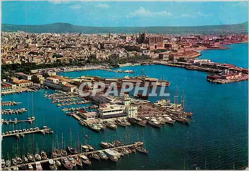 Cartes postales moderne Mallorca Baleares Espana Palma Vista parcial del Puerto