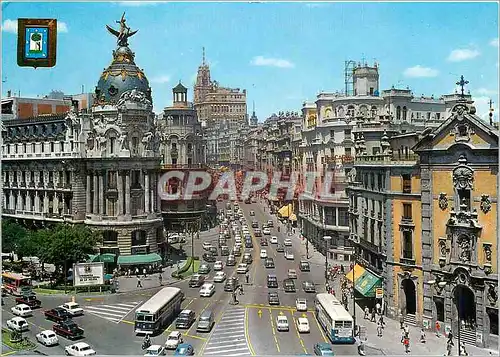 Cartes postales moderne Madrid Le Phenix et Avenue Jose Antonio