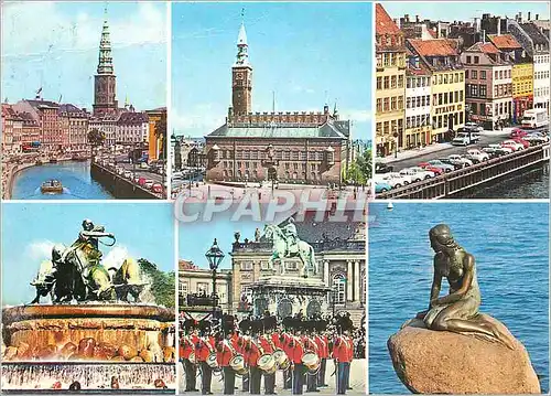 Cartes postales moderne Copenhagen The Town Hall Square