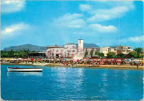 Cartes postales moderne Terracina Le rivage Panorama pris de la mer