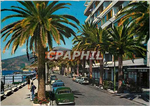 Cartes postales moderne Riviera dei Fiori Ventimiglia Promenade le long de la mer