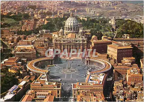 Moderne Karte Citta del Vaticano Vue aerienne