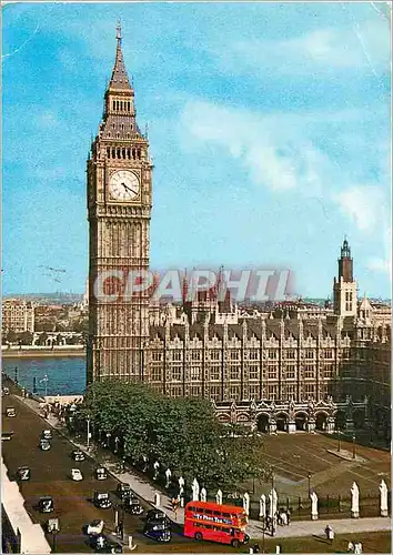 Moderne Karte Big Ben from the Treasury Building The Clock Tower