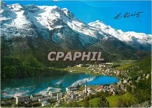 Cartes postales moderne St Moritz Dorf und Bad