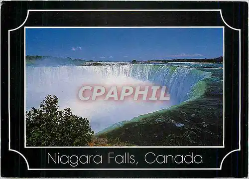 Moderne Karte Niagara Falls Canada A spectacular view of the Canadadian Horsehoe Falls