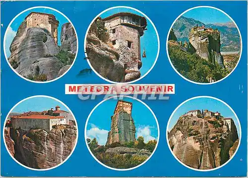 Cartes postales moderne Meteora Vues de six Monasteres