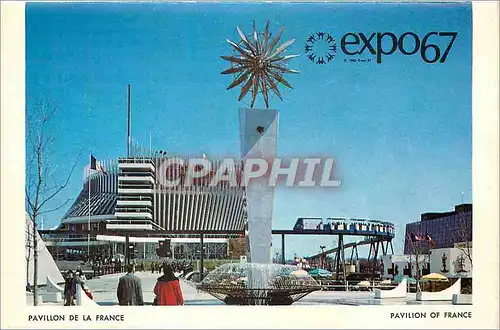 Cartes postales moderne Expo67 Pavillon de la France