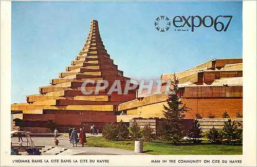Cartes postales moderne Expo67 L'Homme dans la Cite dans la Cite du Havre