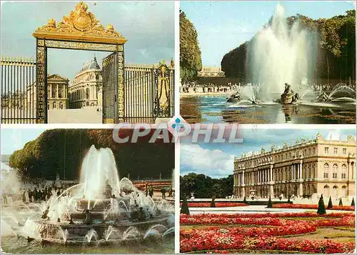Moderne Karte Versailles La Grille d'Honneur Bassin d'Apollon