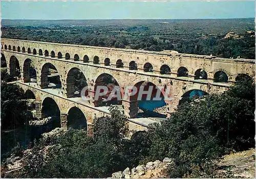 Moderne Karte Le Pont du Gard Aqueduc romain