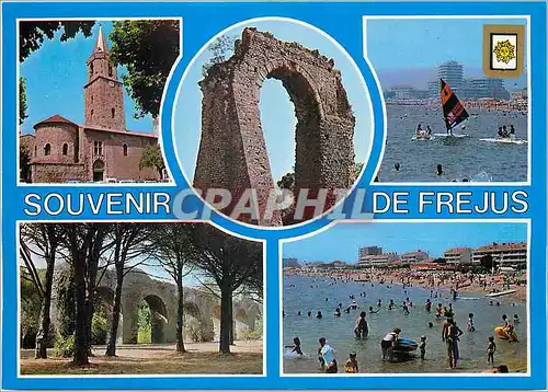 Moderne Karte Souvenir de Frejus