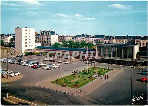 Moderne Karte Angers Maine et Loire Gare Saint Laud