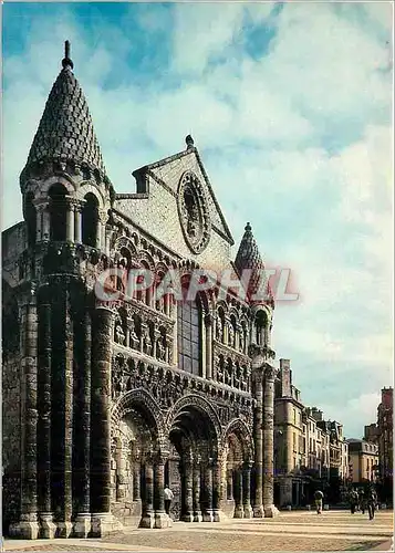 Cartes postales moderne Poitiers Vienne L'eglise Notre Dame la Grande chef d'ceuvre de l'art romain poitevin