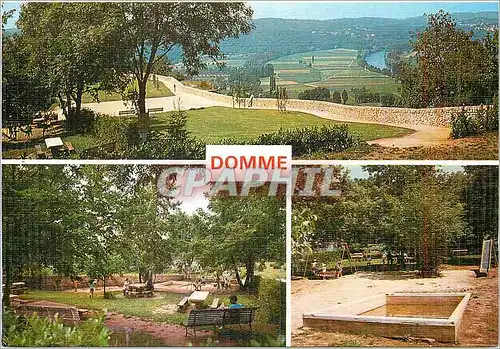 Cartes postales moderne Domme Dordogne Le Jardin Public