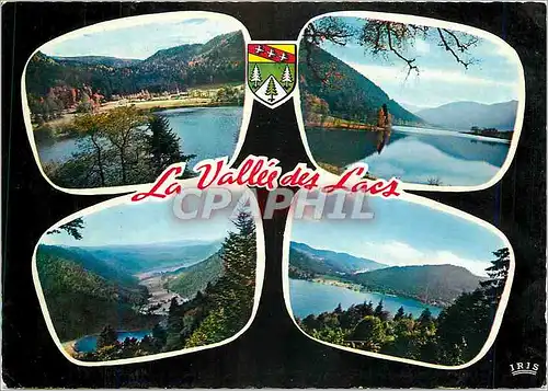 Moderne Karte Les Hautes Vosges Lacs de Retournemer Longemer et Gerardmer