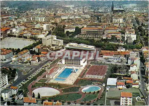Moderne Karte Clermont Ferrand P de D Vue generale aerienne Le Centre Nautique