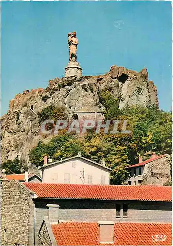 Moderne Karte Le Puy en Velay Statue colossale de Notre Dame de France