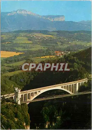 Cartes postales moderne Les Ponts de la Caille Hte Savoie surplombant le torrent des Usses