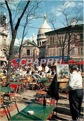 Cartes postales moderne Paris La place du Tertre