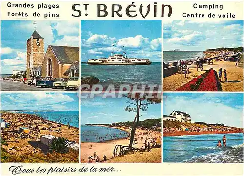 Cartes postales moderne Lumiere de la Cote de Jade Vues de St Brevin Camping
