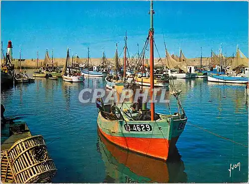 Moderne Karte L'Ile d'Oleron La Cotiniere Ch M Un aspect du Port Bateaux