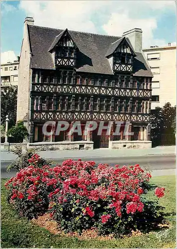 Moderne Karte Caen Calvados Maison des Quatrans