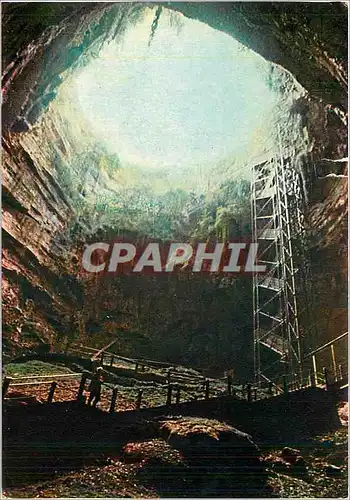 Cartes postales moderne Padirac Vue du bas du gouffre