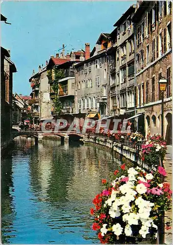 Cartes postales moderne Annecy Haute Savoie Les Quais fleuris