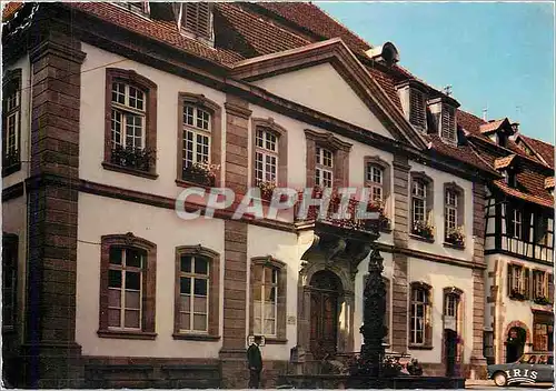 Cartes postales moderne Ribeauville Haut Rhin L'Hotel de Ville et la Fontaine