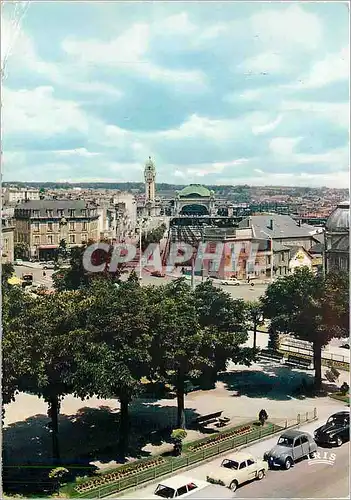 Cartes postales moderne Limoges Haute Vienne L'Avenue de la Gare et la Gare de Limoges Benedictins