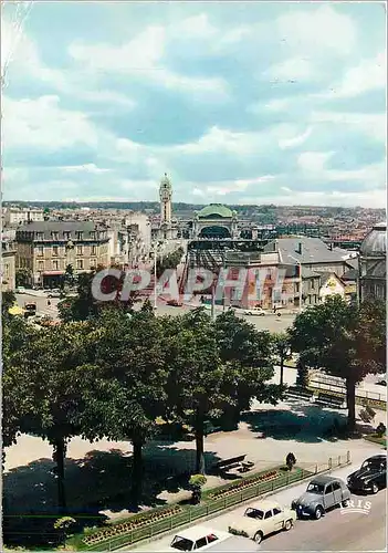 Moderne Karte Limoges Haute Vienne L'Avenue de la Gare et la Gare de Limoges Benedictins